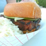 pork belly slider with maple glaze three little pigs