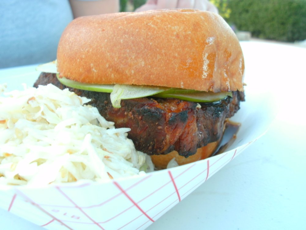 pork belly slider with maple glaze three little pigs