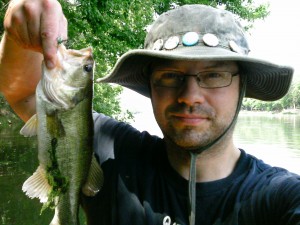 black bass on foam spider