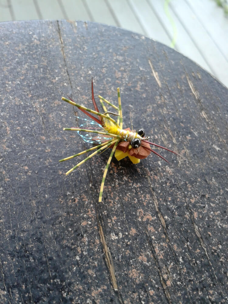 foam fly lure spider